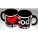Set 2 Cani color lucioase, I love God...